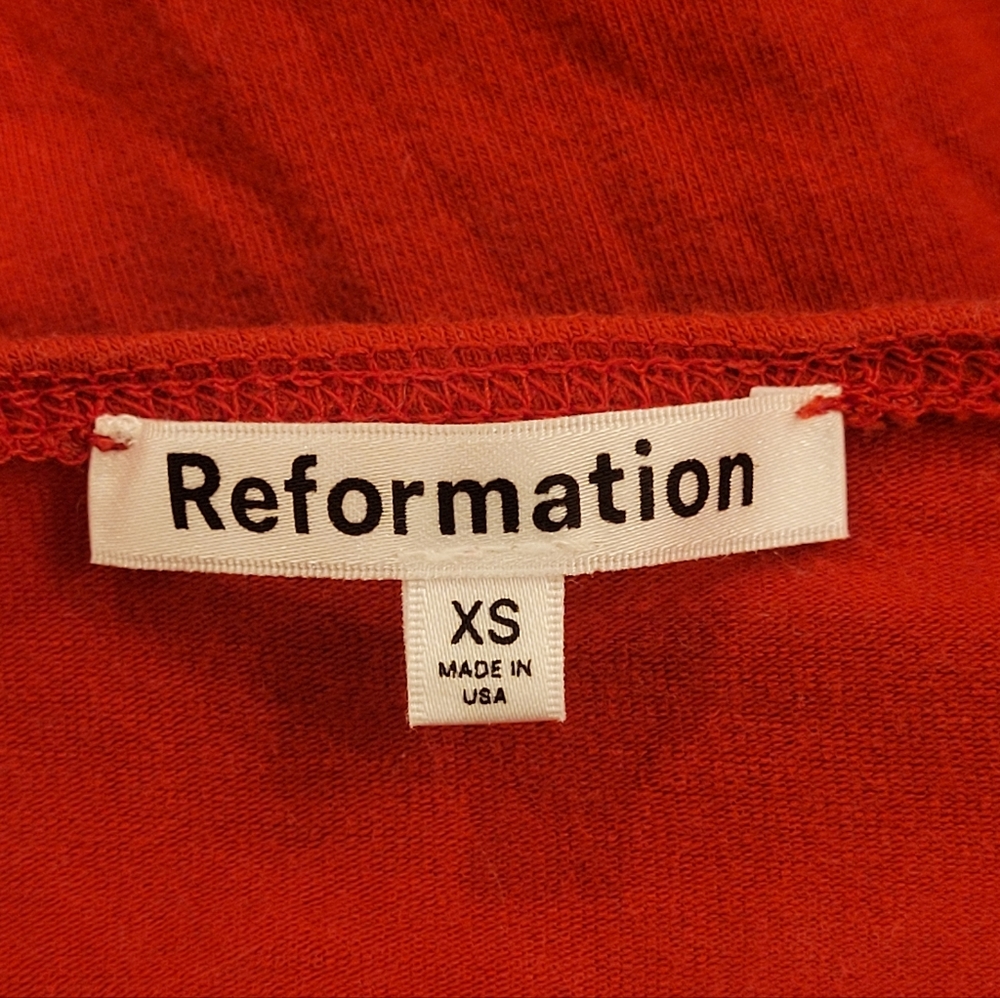 REFORMATION HARLAN KNIT TWO TONE TANK TOP - Picture 5 of 6